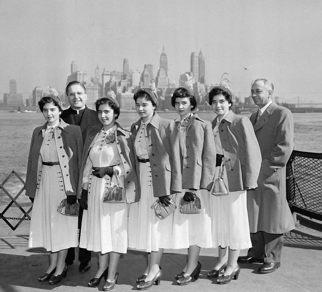  Сёстры Дион в Нью-Йорке, 21 октября 1950 года